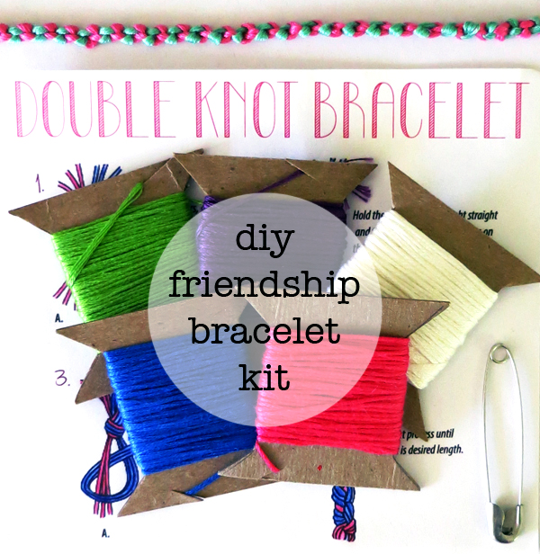 DIY friendship bracelet kit with *FREE PRINTABLES*