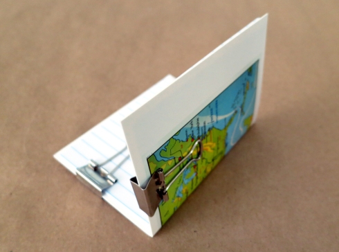 #DiY postcard notebook by makingmondays.wordpress.com